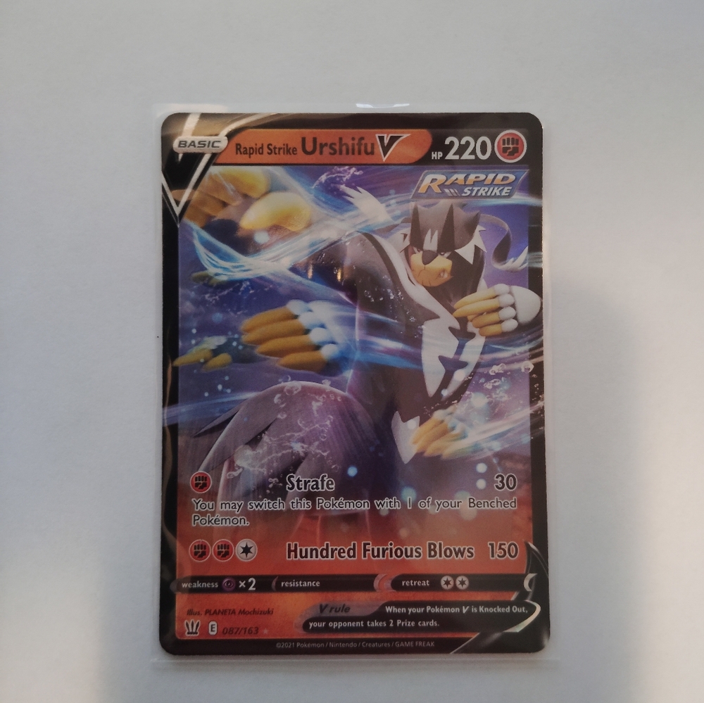 Pokémon card set of 5 Rapid Strike Urshifu V